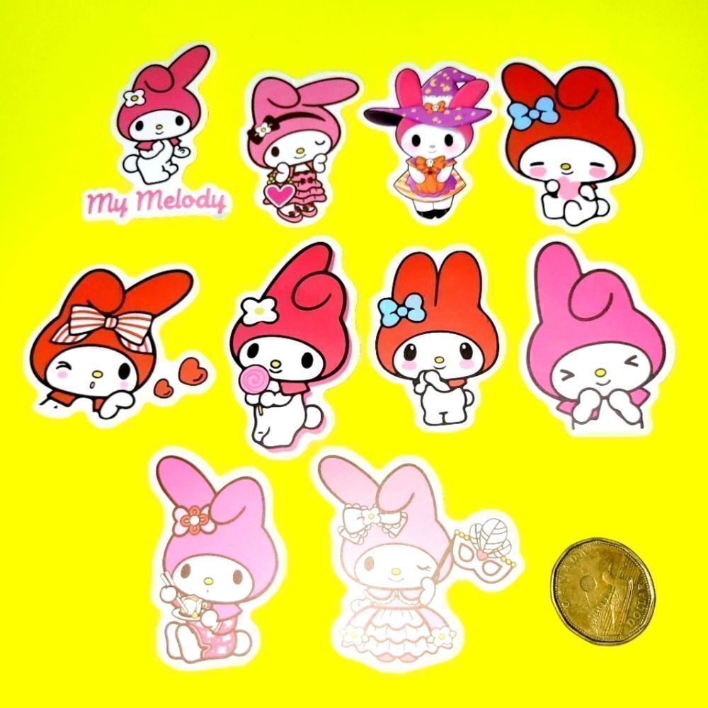 3/$20 brand new 10x waterproof Melody stickers